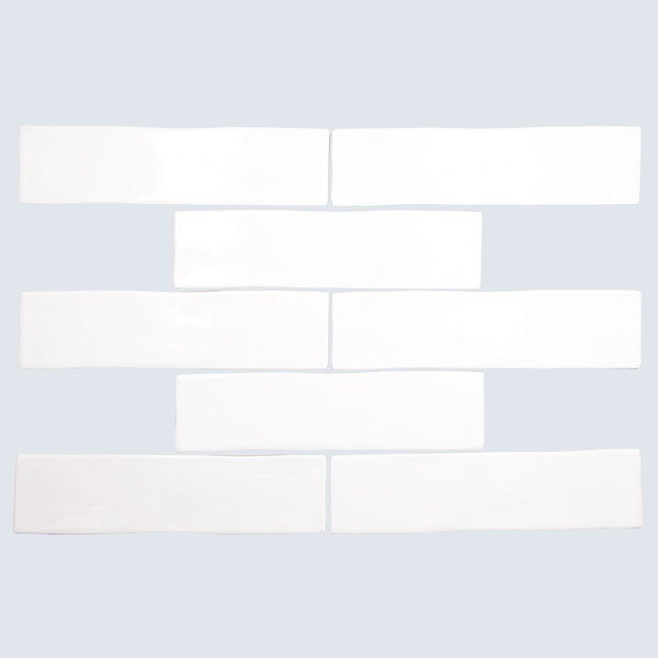 Cape Cod White Shiny 3x12 Ceramic Subway Tile - Box of 6.15 Sq. Ft.