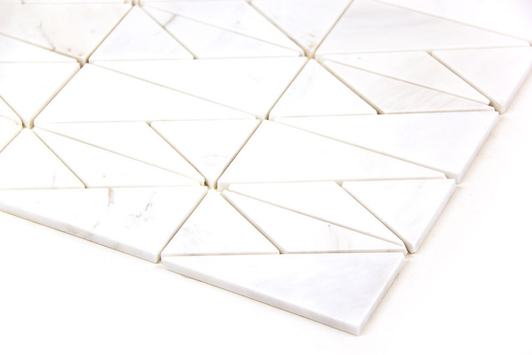 Bahia Volakas Triangle Geometric Marble Tile