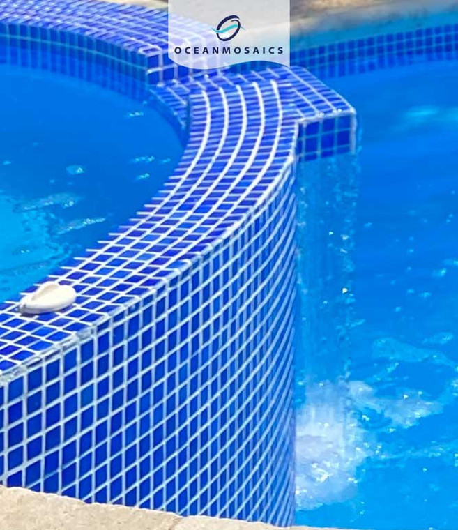 Islamorada Abyss Blue 1x1 Pool Tile