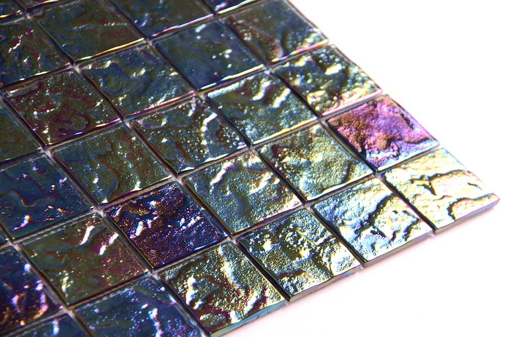 Beachwalk Multi Color Iridescent 2x2 Pool Tile