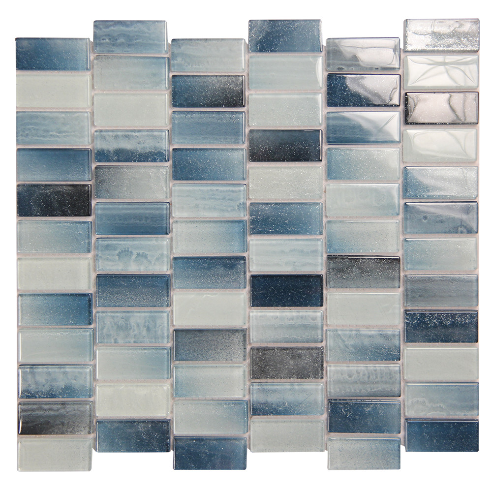 Extant Emerald 1x2 Pool Mosaic Glass Tile