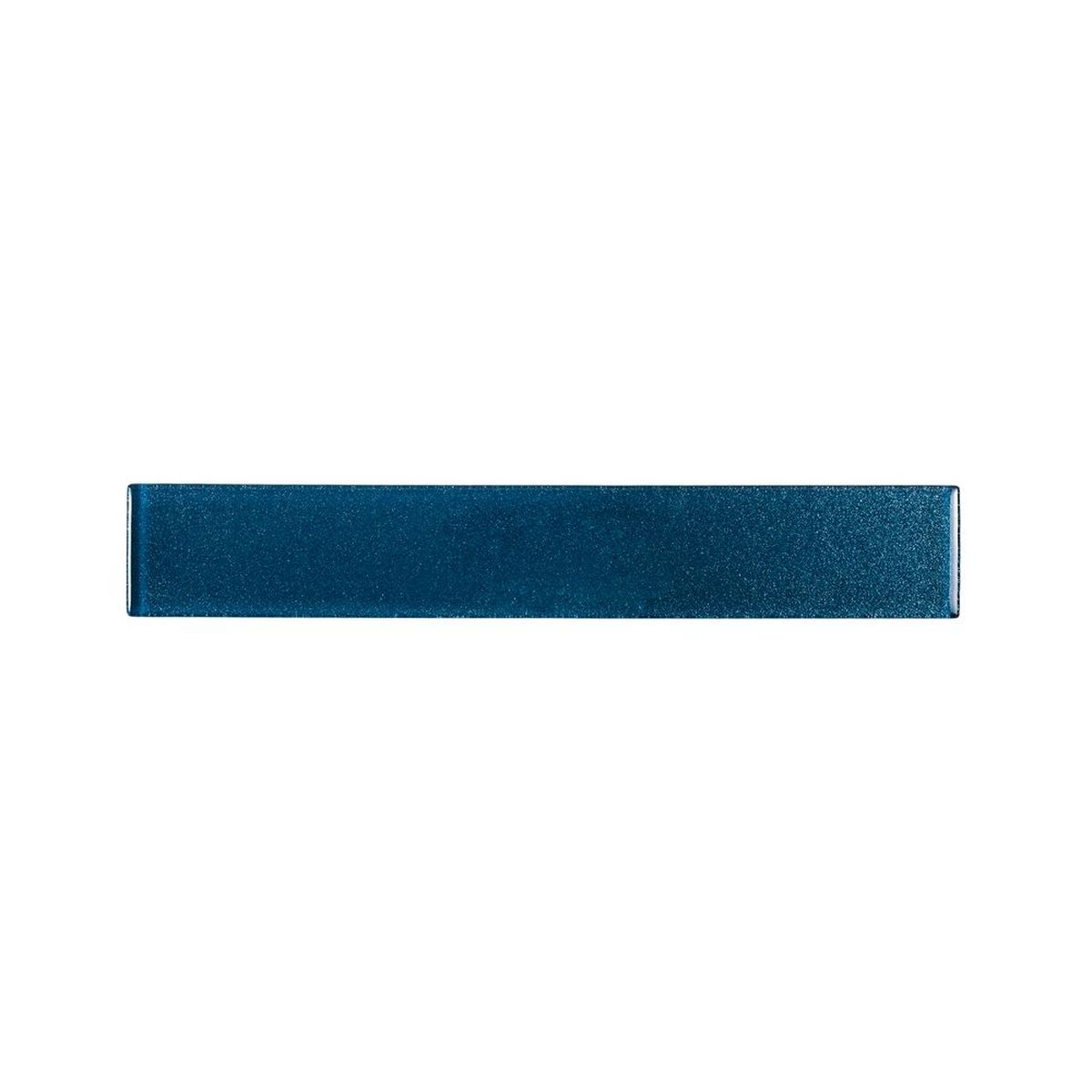 Asea Oceanique Sparkle Navy 2x12 Subway Glass Tile - Box of 7.75 Sq Ft