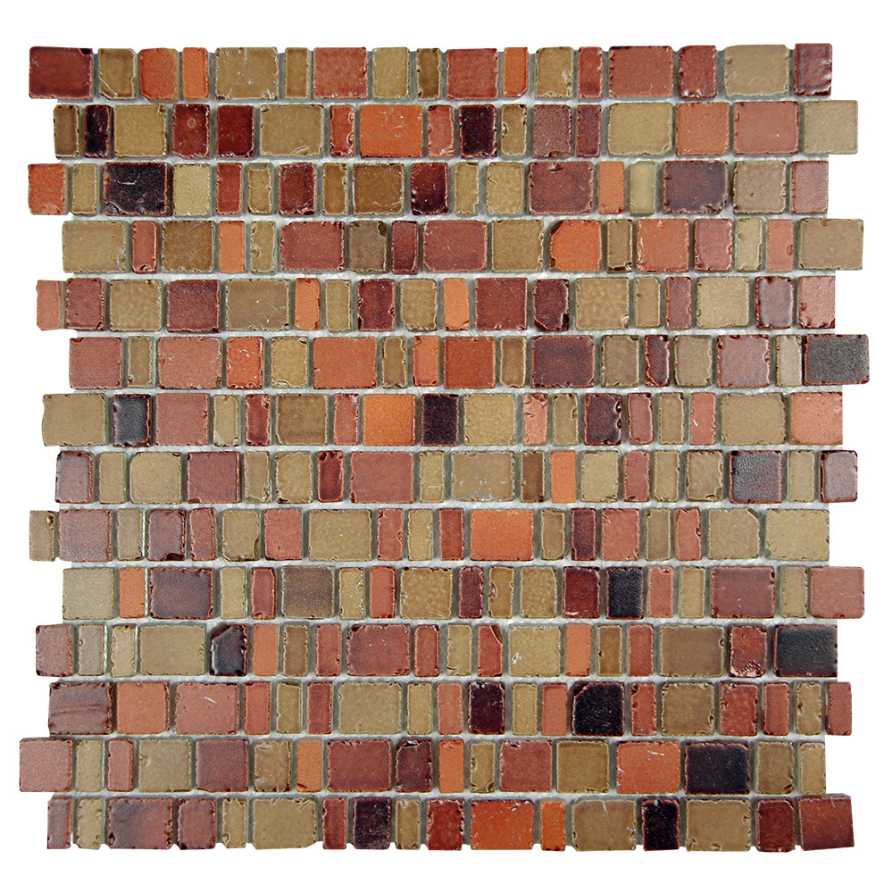 copper glass subway tile