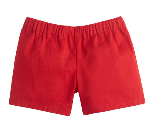 Basic Short in Red Twill