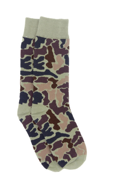 Lucky Duck Socks in Vintage Camo