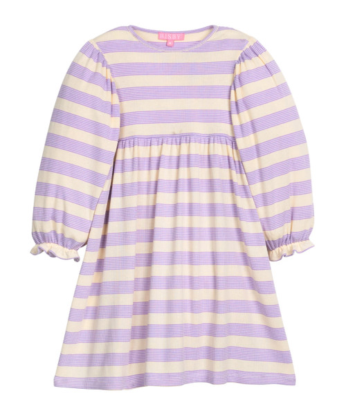 Rugby Dress in Lavender Multi Stripe