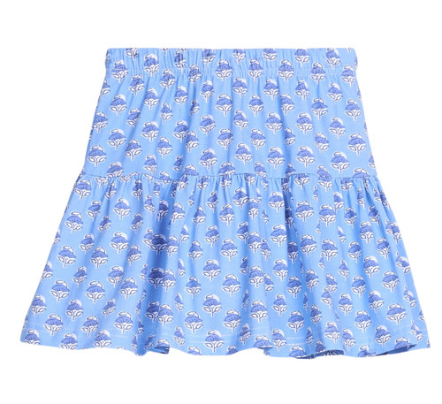 Sally Skort in Cornflower Block Print