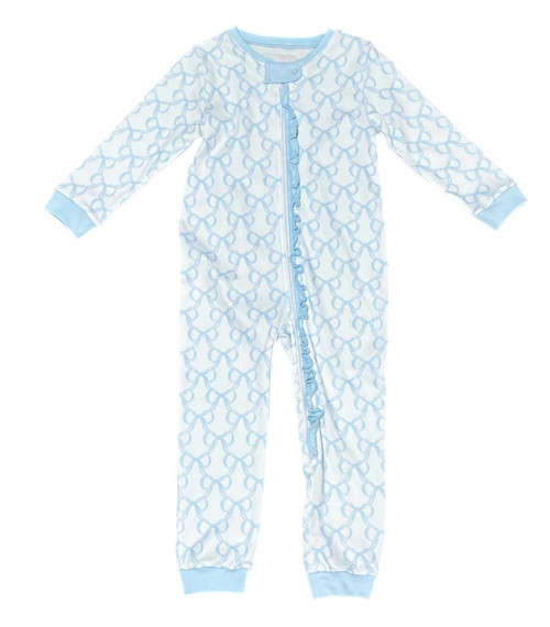 One-Piece Zip Jammies in Put A Bow On It