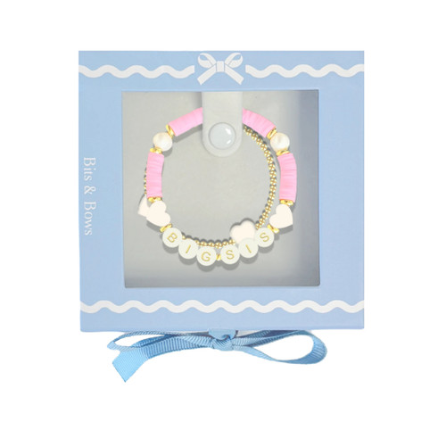 Bracelet Set in Light Pink Big Sister