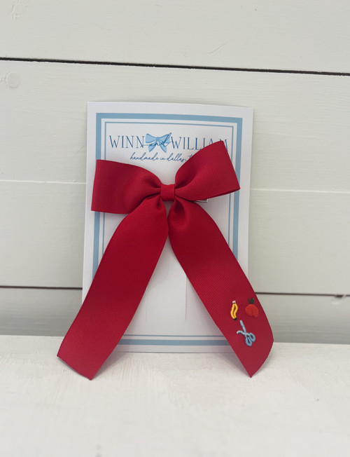 Medium Longtail in Red School Supplies