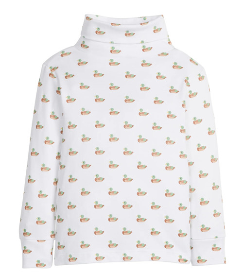 Printed Turtleneck with Mallards