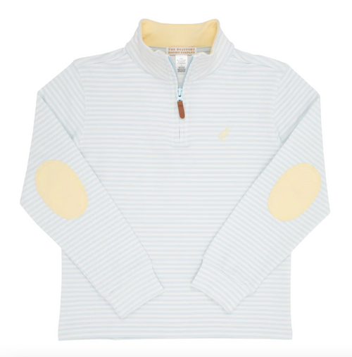 Hayword Half-Zip - blue stripe