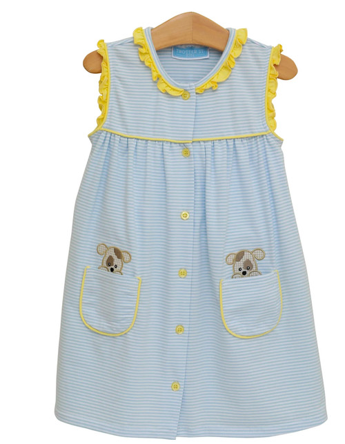 Girls Dress in Puppy Paws