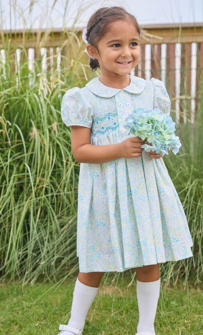 Smocked Bridget Dress in Briarcliff Floral