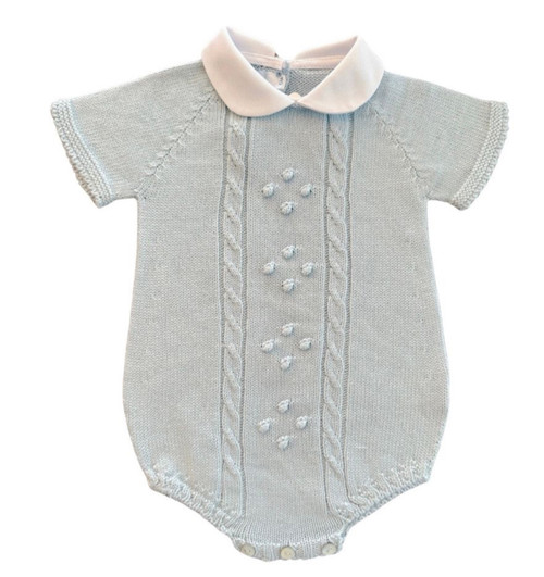 Braided Short Bubble in Light Blue