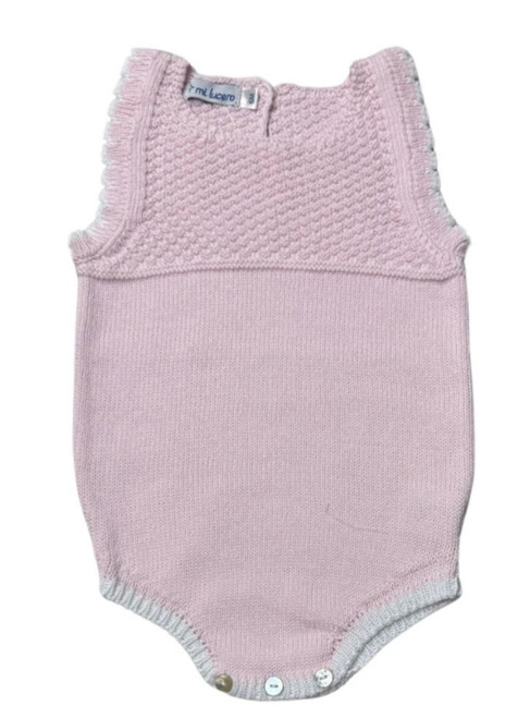 Ruffle Pebble Stitch Bubble in Light Pink