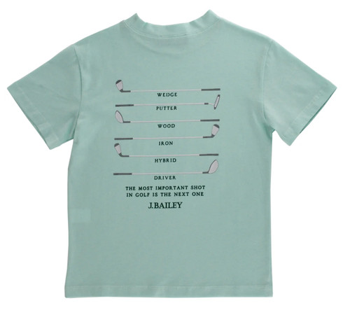 Logo Tee in Clubs on Seaglass