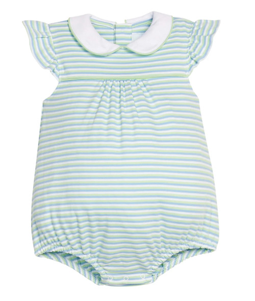 Angel Sleeve Bubble in Greenview Stripe