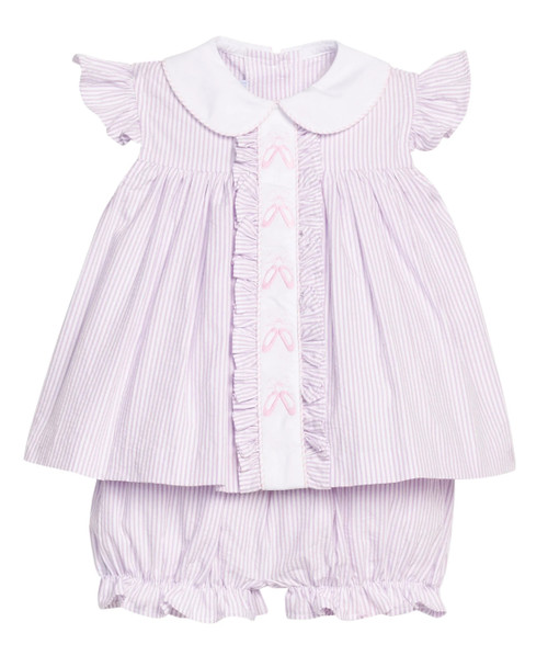 Ruffled Sally Bloomer Set in Ballet