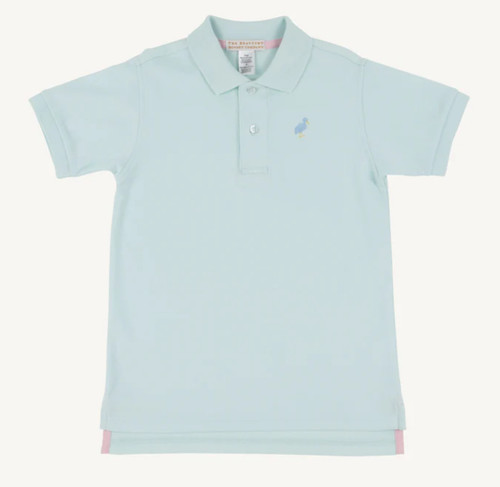 Prim and Proper Polo in Sea Island Seafoam