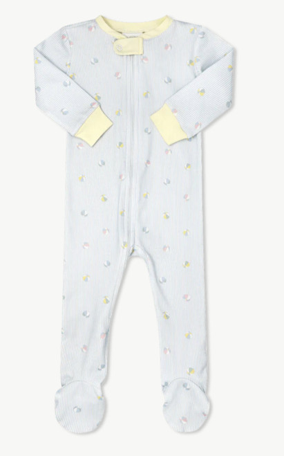 Once Upon a Time Footie in Beach Bounce Yellow