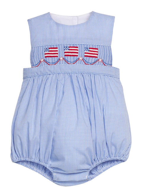 Smocked Apron Bubble in Flags