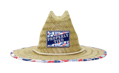 Cabo Straw Hat in Americano Camo