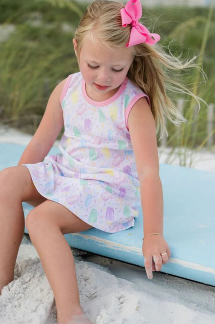 Madison Sleeveless Play Dress in Sweet Summertime