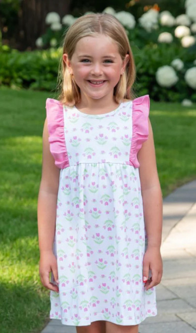 Lily Dress in Tulips