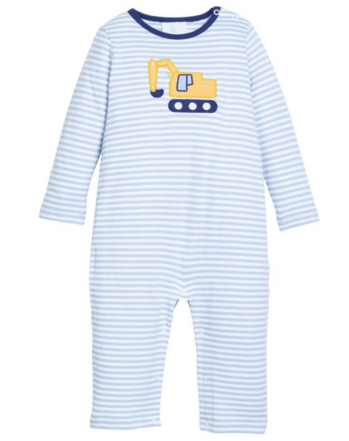 Appliqué Romper in Excavator