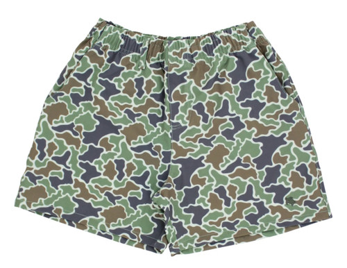 Performance Dock Short in Green Camo