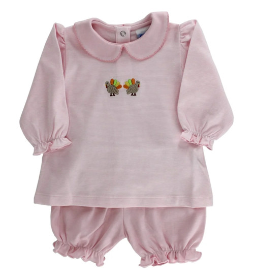 Girls Bloomer Set in Turkey Trot