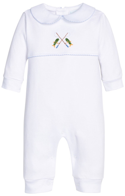 Crochet Playsuit in Fishing Rod