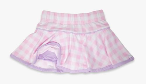 Quinn Skort - Pink Plaid