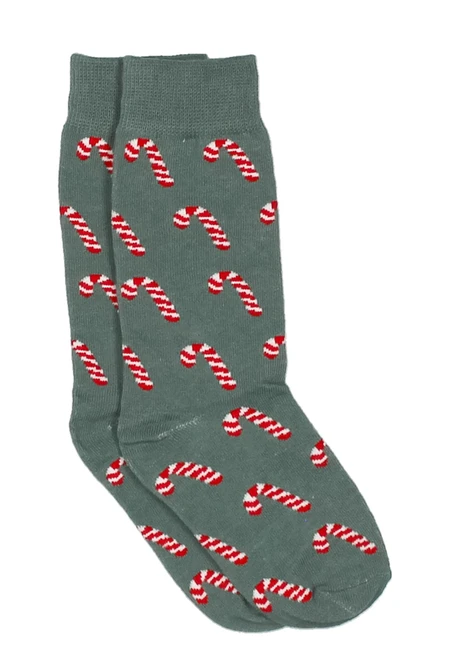 Lucky Duck Socks in Candy Cane