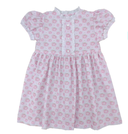 Annie Dress - pink pumpkins