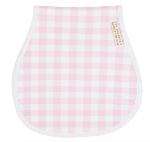 Oopsie Daisy Burp Cloth - Pink Gingham