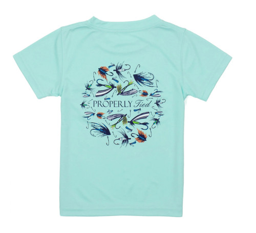 Stay Fly Performance SS Tee - seafoam