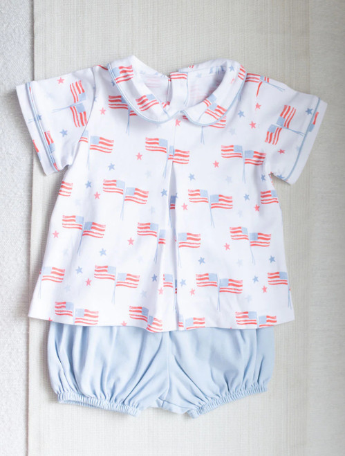 Rory Knit Diaper Set - Our Country