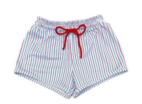 James Swim Trunk - Patriotic Daisy