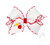 Medium Grosgrain Bow in Back to School Embroidered Moonstitch