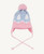Parrish Pom Pom Hat in Beale St Blue and Hamptons Hot Pink