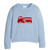 Intarsia Sweater in Fire Truck