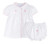 Pinpoint Layette Set in Pink Bow