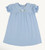 Holly Day Dress in Beale Street Blue with Bunny