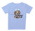 Boys Short Sleeve Tee in Fishing Buddy on Light Blue