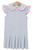 Camilla Dress in Dusty Blue Stripe and Pink