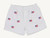 Critter Sheffield Short in Worth Avenue White with American Flag Embroidery