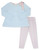 Madeline Legging Set in Petal Play and Cotton Candy Blue