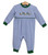 Long Sleeve Romper in Mallard Trio